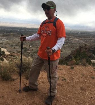 Michael Hiking in Colorado
